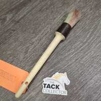 "Lincoln" Pure Bristle Hoof Oil Brush, plastic handle *gc, stained, scuffed, residue, mnr dirt, hair
