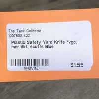 Plastic Safety Yard Knife *vgc, mnr dirt, scuffs
