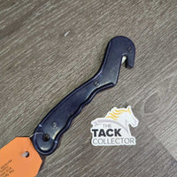 Plastic Safety Yard Knife *gc/fair, mnr dirt, scuffs, cracked, broken end, dirt, residue, scuffed
