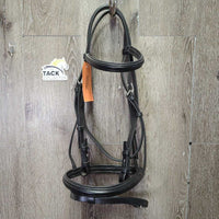 Rsd/Padded Bridle, Flash *xc/like new, dusty, older
