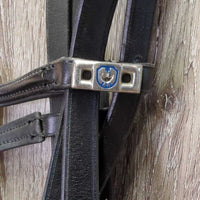 Rsd/Padded Bridle, Flash *xc/like new, dusty, older
