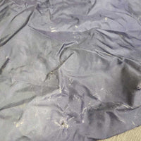Light Nylon Hay Bag *gc/fair, v.faded, older, scrapes, peeling, discolored, clean, holes
