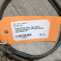 Flash Strap Only *gc, clean, residue, scrapes, missing keeper, dent
