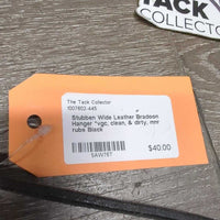 Wide Leather Bradoon Hanger *vgc, clean, & dirty, mnr rubs
