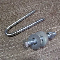 Kiwi Gate Latch, bolt, xlg Staple *new
