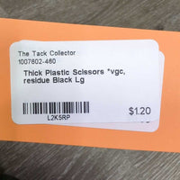 Thick Plastic Scissors *vgc, residue
