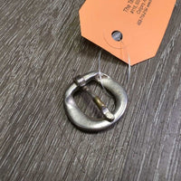 1 Only Round Heel Bar Buckle *gc, scuffed, mnr dirt
