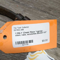 1 ONLY Cheek Piece *vgc/gc, clean, rubs, scratches
