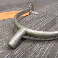 VINTAGE 1 Only Solid Nickel POW Spur *gc, oxidized, rubs, stains, widened, scratches
