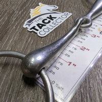 Med Hollow Mouth Loose Ring Snaffle Bit *gc, clean, scuffs, scratches, stains, rubs, residue, dull
