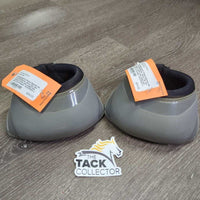No Turn Bell Boots, velcro *gc, dirt, residue, stains, pills, edge rubs, scuffs & scrapes
