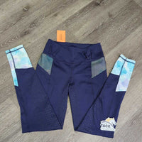 Full Seat Sticky Riding Tight Breeches, Pull On *vgc, v.rubbed & pilly ankles, older
