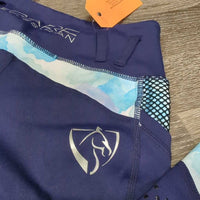 Full Seat Sticky Riding Tight Breeches, Pull On *vgc, v.rubbed & pilly ankles, older
