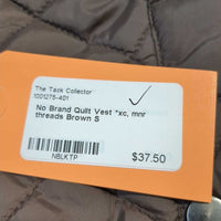Quilt Vest *xc, mnr threads
