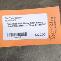 Full Sticky Seat Fleece Lined Breeches *xc
