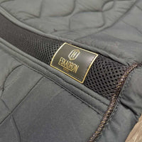 Quilt Dressage Pad, non slip top, bling, piping *vgc, clean, mnr hair, rubs, threads, puckers, holey edges, creases, faded
