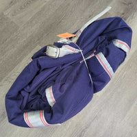 200g Winter Blanket, neck, 2 legs *gc, clean, mnr faded, hair, rubs, pills & repairs, slices, stains, older, mnr wpf
