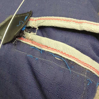 300g Winter Blanket, neck, 2 legs *gc, mnr hair, repairs, dirt, film, stains, faded, older, slices, holes, 0 wpf
