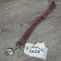 adjustable Nylon Web Tail Strap, Connector Ring *gc/fair, rubs, faded, pitted, stains
