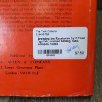 Breeding the Racehorse by F.Tesio *gc/fair, cracked binding, rubs, scrapes, faded
