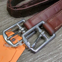 Soft Nylon Lined Stirrup Leathers *xc/vgc, clean, mnr stretched holes, rubs, dents & rubs
