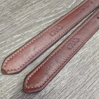 Soft Nylon Lined Stirrup Leathers *xc/vgc, clean, mnr stretched holes, rubs, dents & rubs
