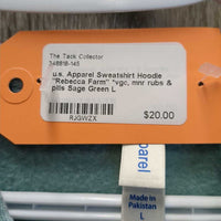 u.s. Apparel Sweatshirt Hoodie "Rebecca Farm" *vgc, mnr rubs & pills
