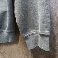 Sweatshirt Hoodie "When I Bestride Him..." *gc, clumpy, rubs, pills cracking logo
