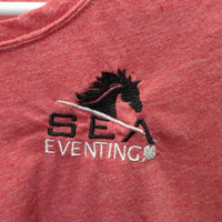 SS T Shirt "SEA Eventing" *gc, mnr rubs, pills & stains
