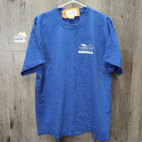 SS T Shirt "Rebecca Farm - Volunteer" *xc/vgc, clean, mnr hair, faded & curled edge
