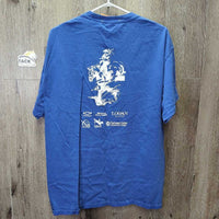 SS T Shirt "Rebecca Farm - Volunteer" *xc/vgc, clean, mnr hair, faded & curled edge
