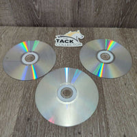 2009 Parelli Natural Horsemanship - LEVEL 1/2 - 3 DVD Set, book sleeve *xc/like new, mnr bent corner
