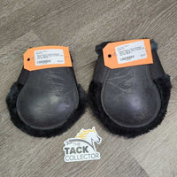 Fleece Lined Hind Boots, velcro *vgc/gc, clean, scrapes, rubs, mnr hair

