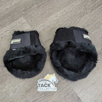 Fleece Lined Hind Boots, velcro *vgc/gc, clean, scrapes, rubs, mnr hair
