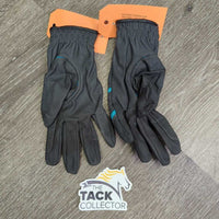 Synthetic Riding Gloves *vgc, clean, finger rubs & scrapes
