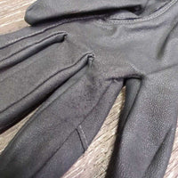 Synthetic Riding Gloves *vgc, clean, finger rubs & scrapes
