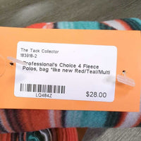 4 Fleece Polos, bag *like new
