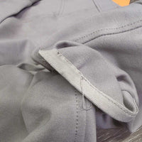 Full Seat Sticky Breeches *vgc/gc,undone pocket seam, discolored/stained seat & legs
