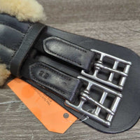 Anatomical Sheepskin Lined Short - DRessage Girth, x2 els, d ring *xc, mnr scratches, scuffs, rubs, hair
