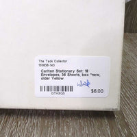 Stationary Set: 18 Envelopes, 36 Sheets, box *new, older
