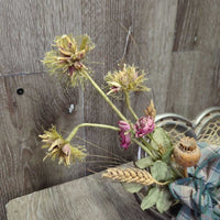 Table Top Decorative Dream Catcher - Floral Horse Shoe *gc, mnr dust

