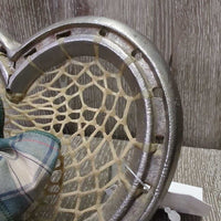 Table Top Decorative Dream Catcher - Floral Horse Shoe *gc, mnr dust
