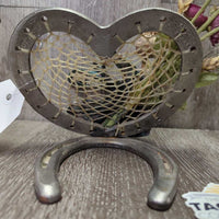 Table Top Decorative Dream Catcher - Floral Horse Shoe *gc, mnr dust
