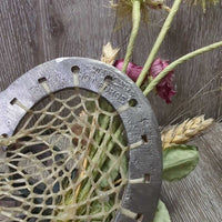 Table Top Decorative Dream Catcher - Floral Horse Shoe *gc, mnr dust
