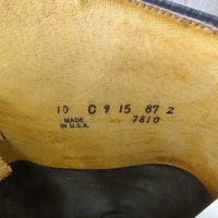 Dress Boots, Pull On, 2 Boot Pulls & brown plastic forms, black vinyl boot bag *gc, older, widened/extended, rubs, dust, scuffs peeled
