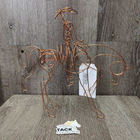 Wire Horse & Cowboy Figure "TRAC Top Five 2005 Open" *vgc

