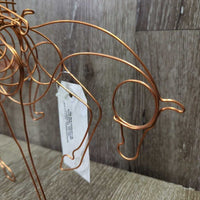 Wire Horse & Cowboy Figure "TRAC Top Five 2005 Open" *vgc
