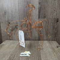 Wire Horse & Cowboy Figure "TRAC Top Five 2005 Open" *vgc
