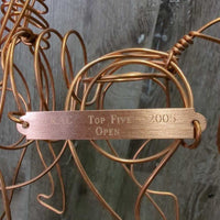 Wire Horse & Cowboy Figure "TRAC Top Five 2005 Open" *vgc
