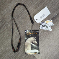 Narrow Nylon Web Lanyard, 2011 Event Tag *xc/vgc, torn top hole
